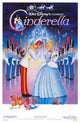 Cinderella Movie Poster Print featuring classic fairy tale imagery.