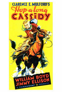 Hopalong Cassidy Movie Poster Print - 27x40