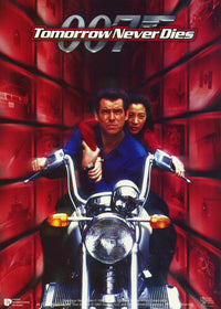 Tomorrow Never Dies Movie Poster Print showcasing action and intrigue.