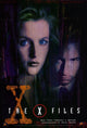 The X-Files Movie Poster Print featuring Mulder and Scully in a classic sci-fi design.