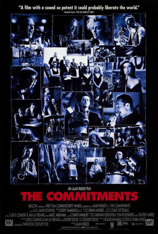 The Commitments Movie Poster Print featuring vibrant colors and iconic imagery.