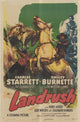 Landrush Movie Poster Print showcasing the Wild West adventure theme.