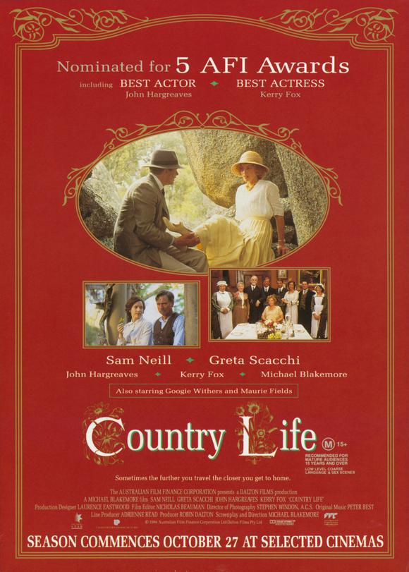 Country Life Movie Poster Print showcasing rural tranquility.