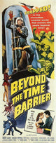 Beyond the Time Barrier Movie Poster Print showcasing vintage sci-fi film artwork.