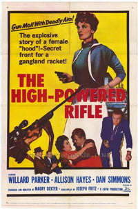 The High-Powered Rifle Movie Poster Print showcasing cinematic artwork.