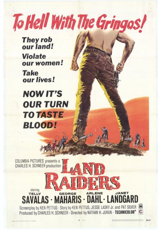 Land Raiders Movie Poster Print - Exciting cinematic wall art