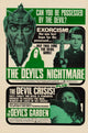 The Devil's Nightmare Movie Poster Print featuring horror imagery.