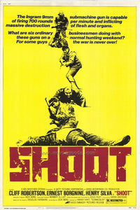 Shoot Movie Poster Print showcasing cinematic artwork.