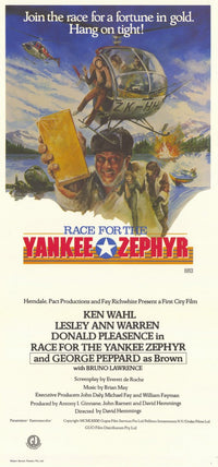 Race for the Yankee Zephyr Movie Poster Print showcasing adventure and excitement.