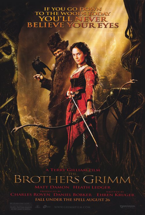 The Brothers Grimm Movie Poster Print showcasing enchanting fairy tales.