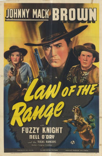 Law of the Range Movie Poster Print showcasing striking visuals from the film.