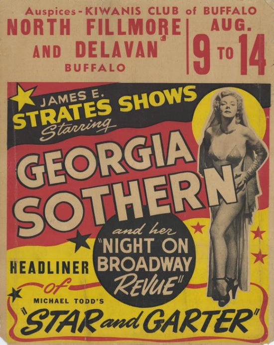 Star and Garter Movie Poster Print showcasing vibrant colors and iconic imagery.
