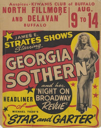 Star and Garter Movie Poster Print showcasing vibrant colors and iconic imagery.
