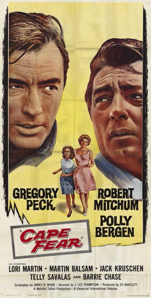 Cape Fear Movie Poster Print showcasing suspense and drama.