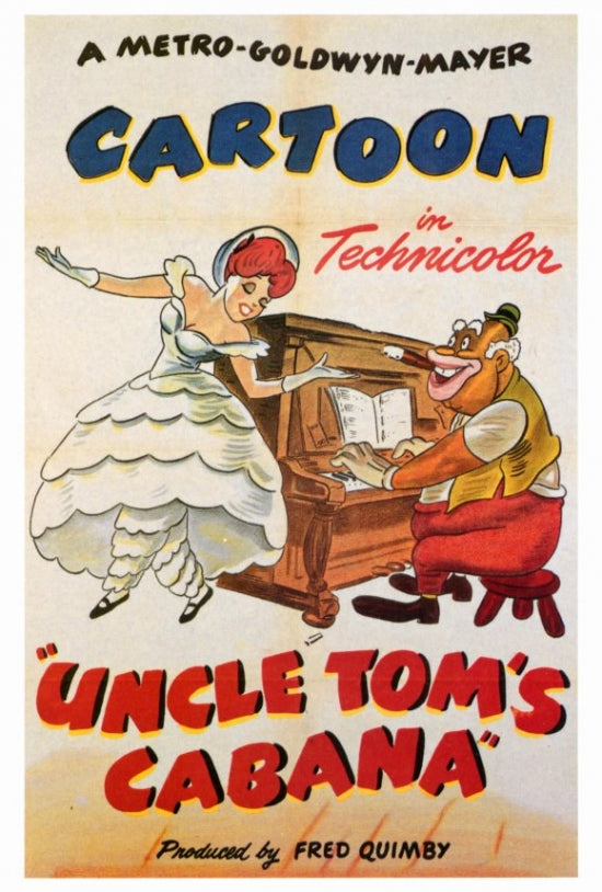Uncle Tom's Cabana Movie Poster Print featuring vibrant design.