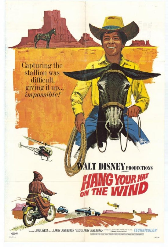Hang Your Hat on the Wind Movie Poster showcasing cinematic art.