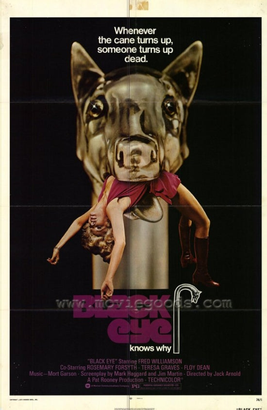 Black Eye Movie Poster Print showcasing vibrant imagery