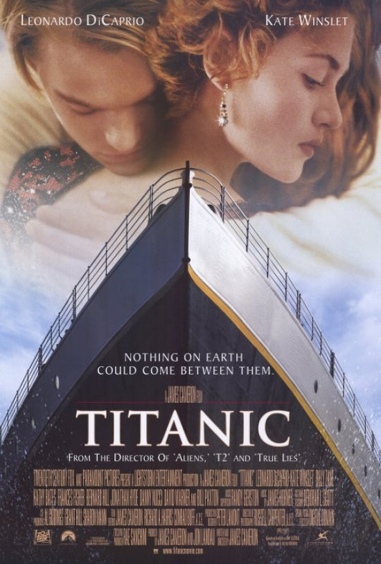 Titanic Movie Poster Print showcasing iconic film art