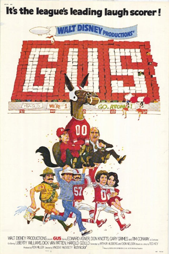Gus Movie Poster Print showcasing vibrant imagery and design.