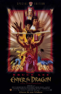 Enter the Dragon Movie Poster Print (27x40) - Perfect for Framing