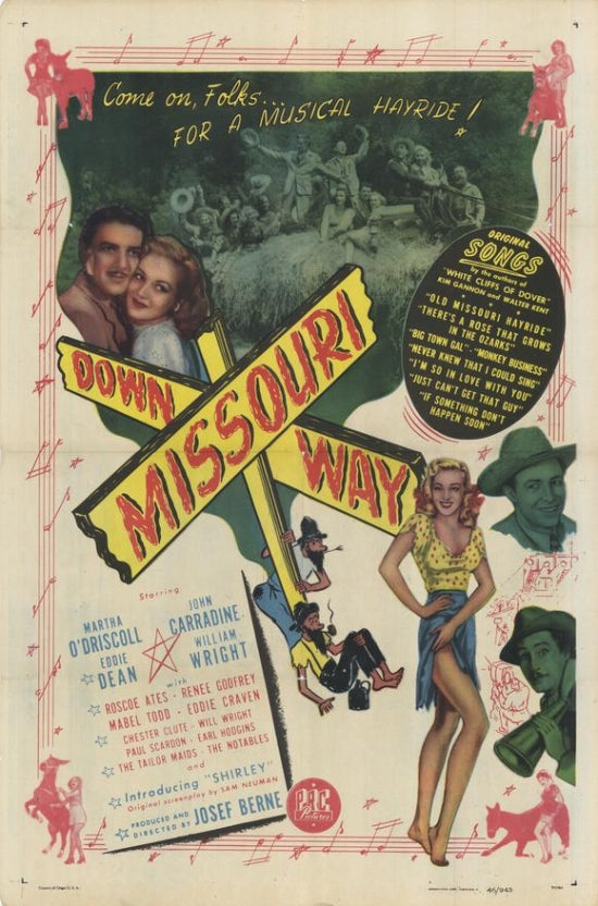 Down Missouri Way Movie Poster Print showcasing classic cinema art.