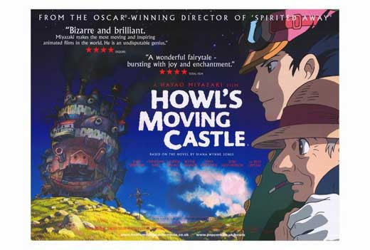 Howl's Moving Castle Movie Poster Print 27x40