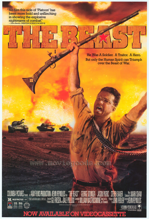 The Beast Movie Poster Print showcasing dramatic imagery and colors.