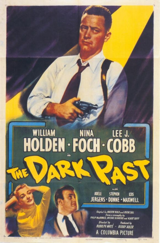 The Dark Past Movie Poster Print featuring cinematic artwork.