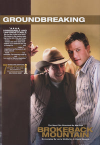 Brokeback Mountain movie poster print showcasing emotional scenery.