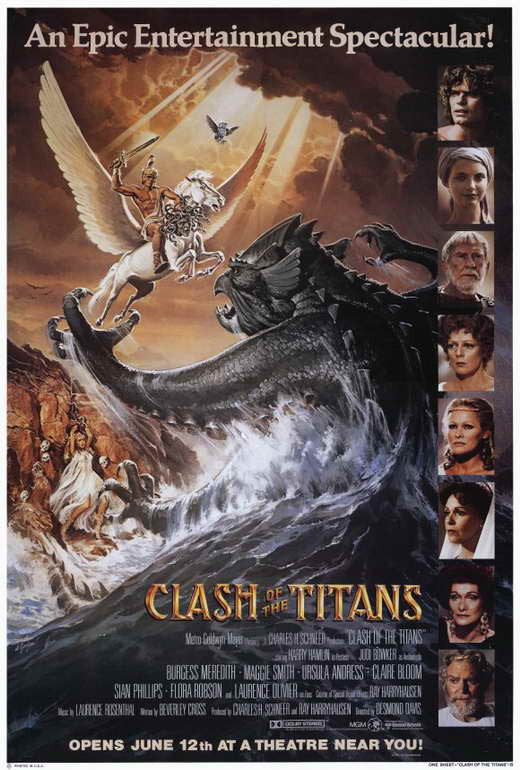 Clash of the Titans Movie Poster Print 27x40 | Posterazzi