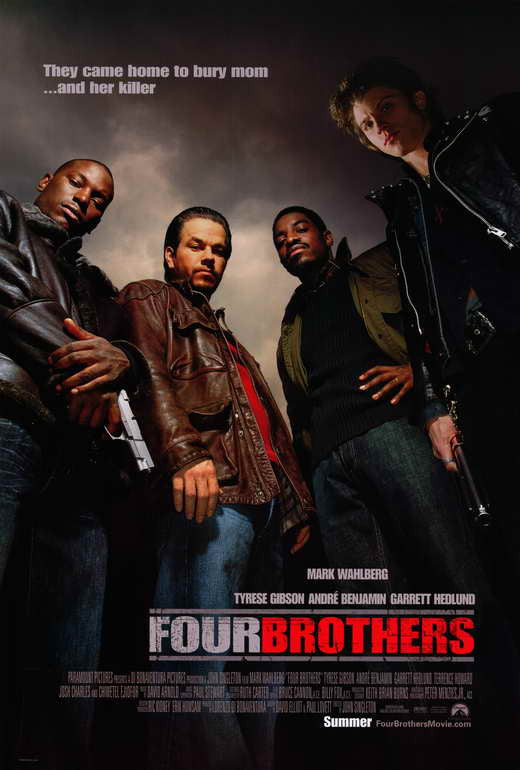 Four Brothers Movie Poster Print (27x40) - Pop Culture Graphics