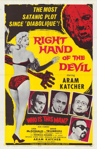 Right Hand of the Devil Movie Poster Print showcasing cinematic themes.