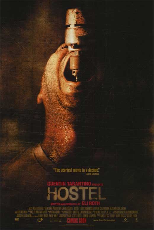 Hostel Movie Poster Print showcasing horror film artwork