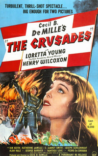 The Crusades Movie Poster Print showcasing epic historical drama.