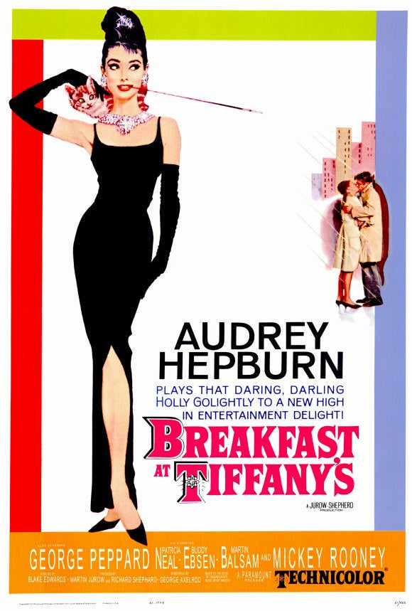 Breakfast at Tiffany's Movie Poster Print (27x40) - Classic Film Art