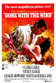 Gone with the Wind Movie Poster Print featuring iconic imagery from the classic film.