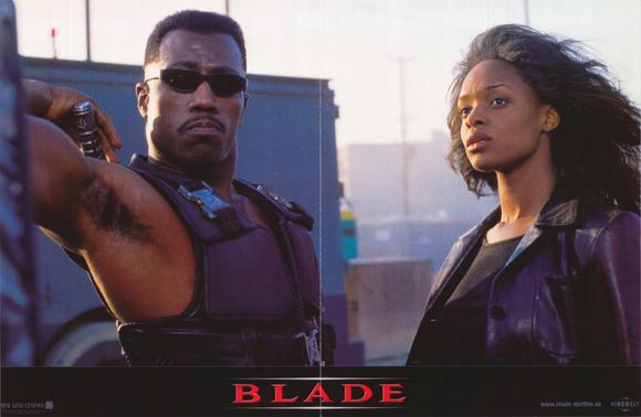 Blade Movie Poster Print showcasing action-packed cinematic art.