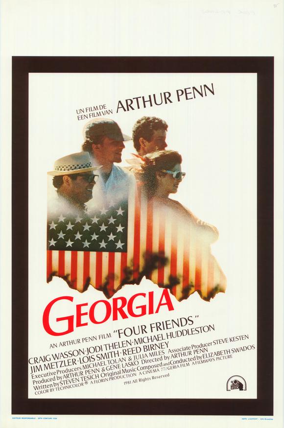 Four Friends Movie Poster Print showcasing friendship and bonding