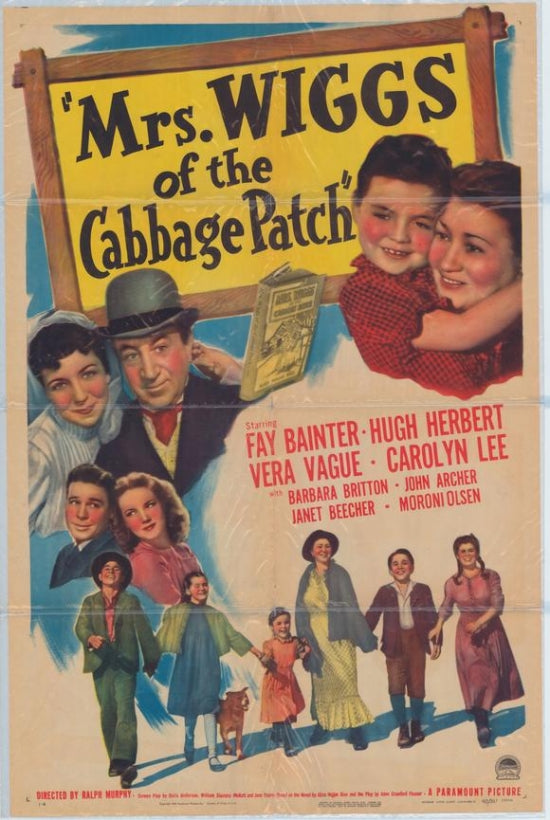 Mrs. Wiggs of the Cabbage Patch Movie Poster Print