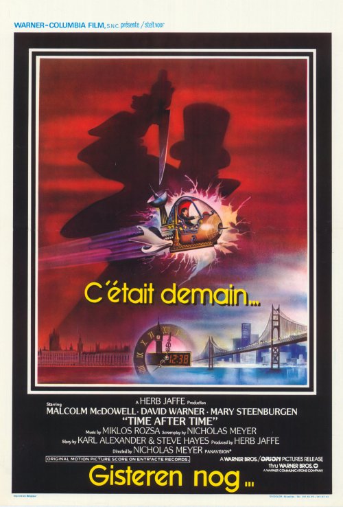 Time After Time Movie Poster Print showcasing cinematic art.