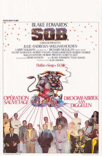 S.O.B. Movie Poster Print featuring classic comedy artwork.
