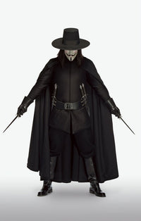 V for Vendetta Movie Poster Print showcasing the iconic character V.