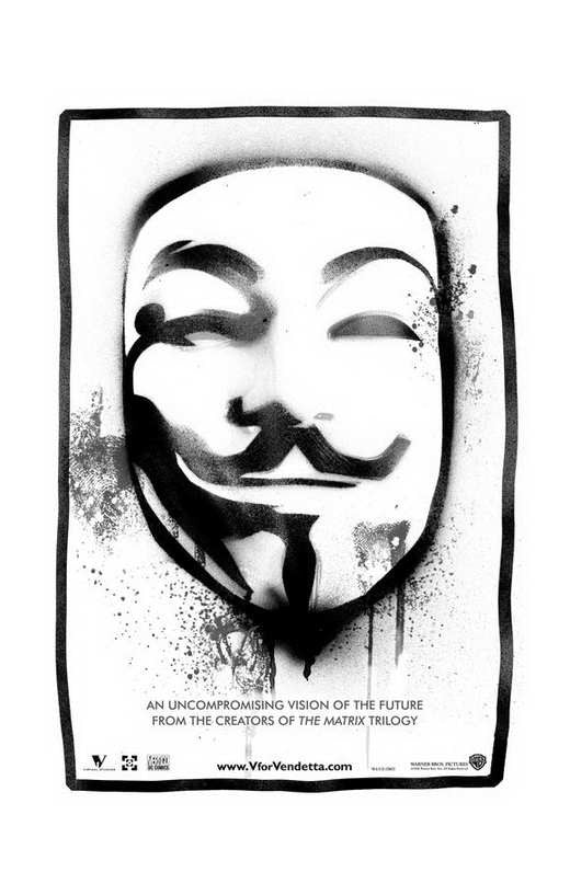 V for Vendetta Movie Poster Print 11x17 | Posterazzi
