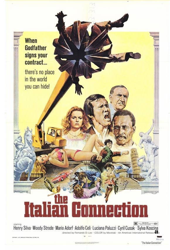 The Italian Connection Movie Poster Print showcasing dramatic themes and iconic characters.