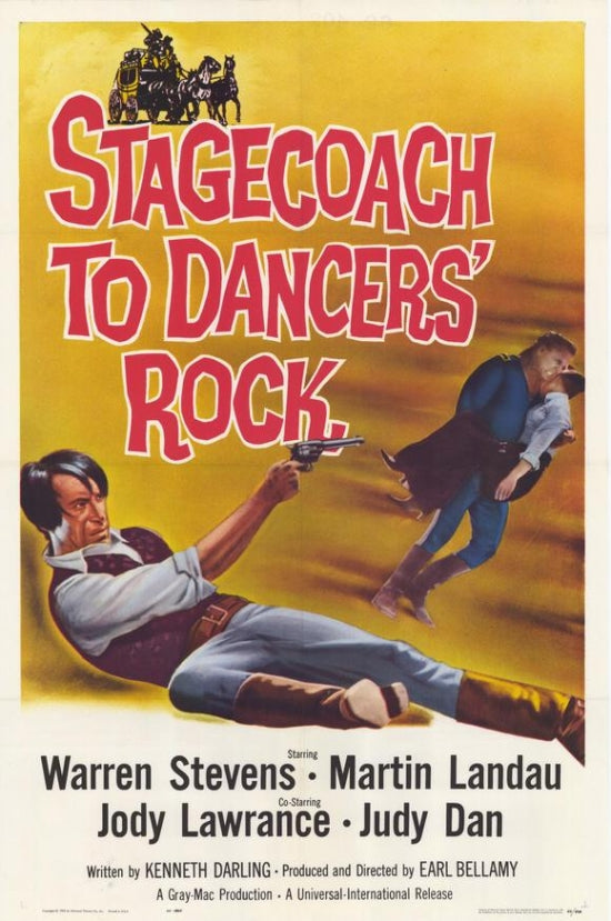 Stagecoach to Dancers Rock Movie Poster Print