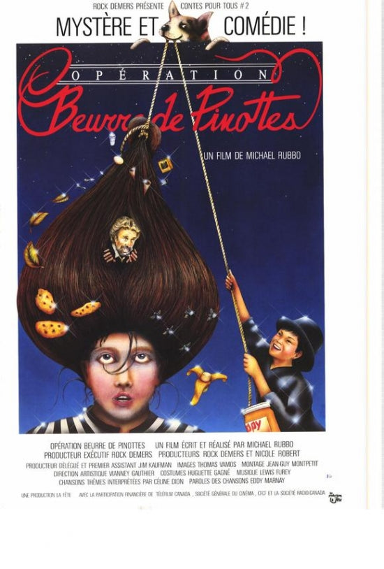 Operation Beurrede Pinottes Movie Poster Print featuring vibrant colors and unique imagery.