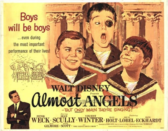 Almost Angels Movie Poster Print showcasing vibrant colors and iconic imagery.