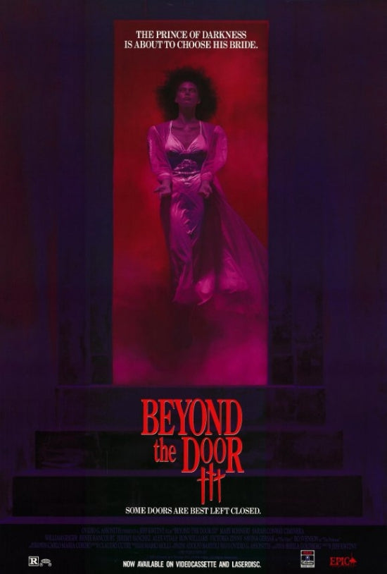Beyond the Door Movie Poster Print featuring dramatic imagery