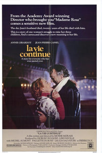 La Vie Continue Movie Poster Print showcasing cinematic art.