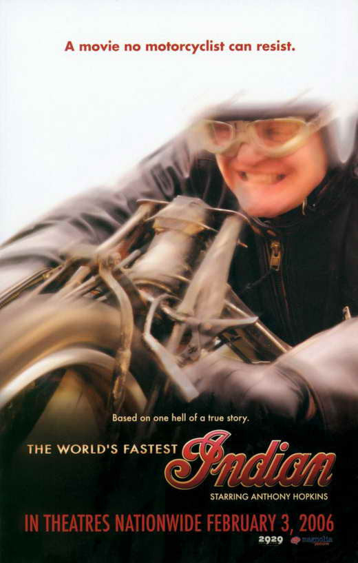 The World's Fastest Indian Movie Poster Print - 11x17